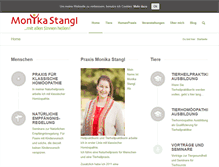 Tablet Screenshot of monika-stangl.de